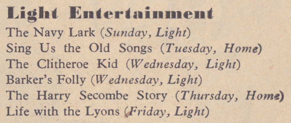 Radio Times 10 April 1959